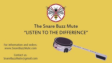Snare Buzz Mute - Listen to the Difference