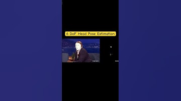 6DoF Head Pose Estimation #artificialintelligence #automation #pose #future #ai #model #estimation