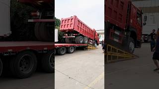 HOWO 6 * 4 dump truck, 371HP, RHD cab, loading to port, destination ~ Tanzania.#howo371 #dump #truck