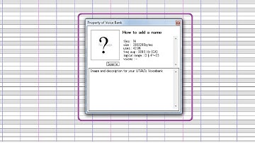 How to Add an Image, Name and Description for your UTAU Voicebank - TUTORIAL by Dreamer-P
