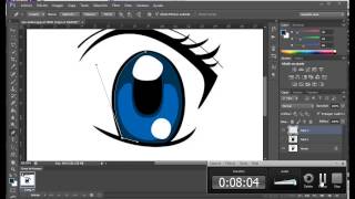 como dibujar un ojo anime en photoshop screenshot 4