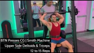Behind the Neck Presses CG | Smith Machine