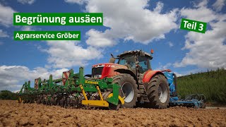 Ersteinsatz Begrünung Aussäen & Scheibeneggen Agrarservice Gröber Reportage Teil 3