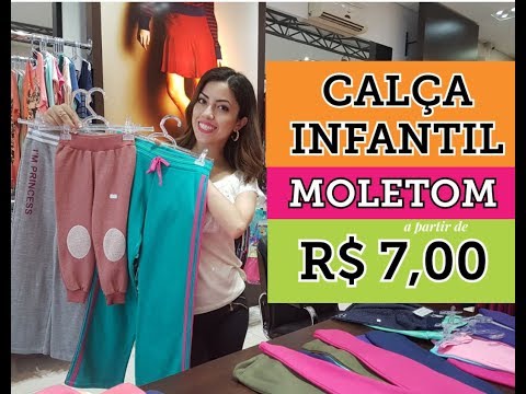 conjunto de moleton infantil no brás