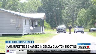Man charged with murder in deadly Claxton shooting