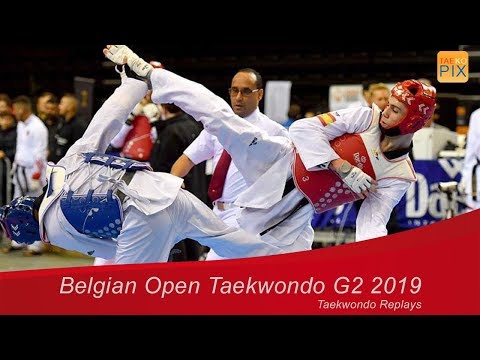 Belgian Open Taekwondo G2 2019 Day 1 fight  406 Sebastian THUNE vs  Andy KÄMPF