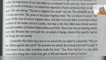 SPECTRUM - UN SPEECH BY MALALA YOUSAFZAI : part- 2