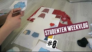 KLEDING ONTWERPEN ♡ STUDENTEN  WEEKVLOG #8