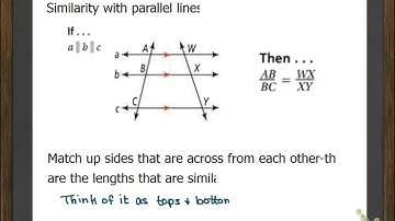 Similarity Unit - Similarity with Parallel Lines