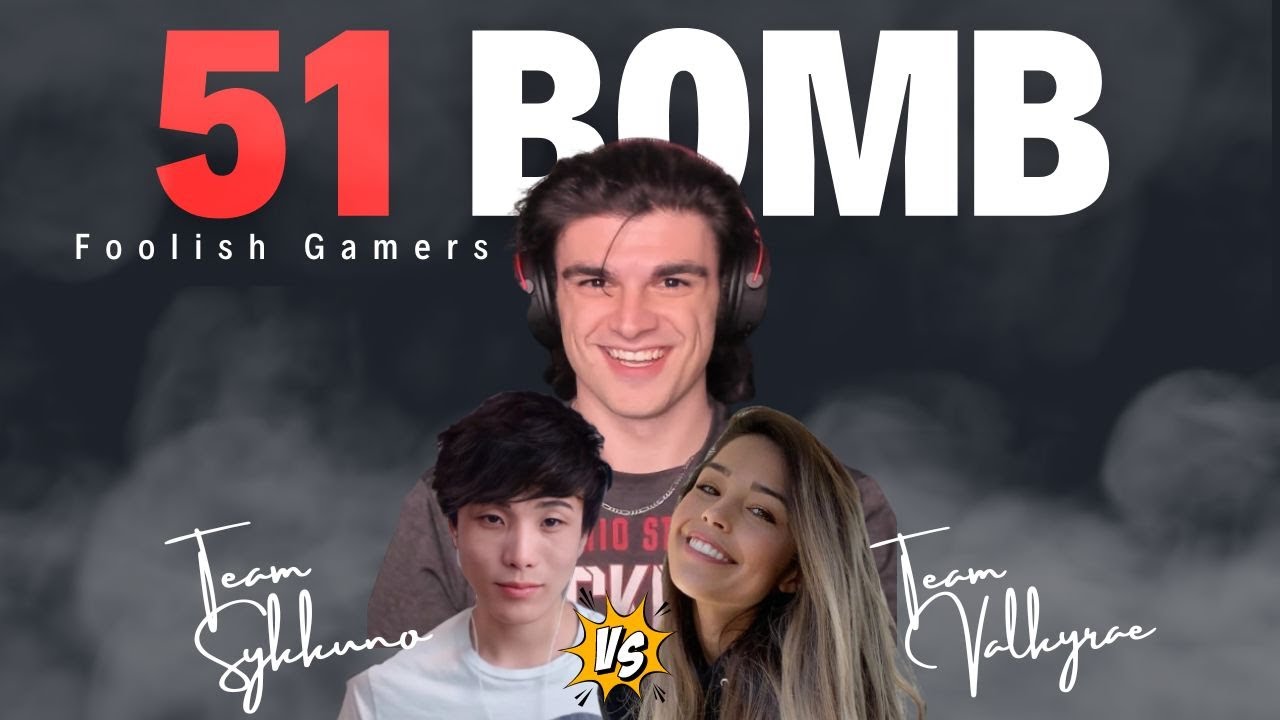 Team Sykkuno Vs Team Valkyrae & Foolish Dropping an INSANE 51 BOMB In-House Valorant