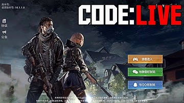 CODE: LIVE GAMEPLAY - NEW TENCENT SURVIVAL GAME!