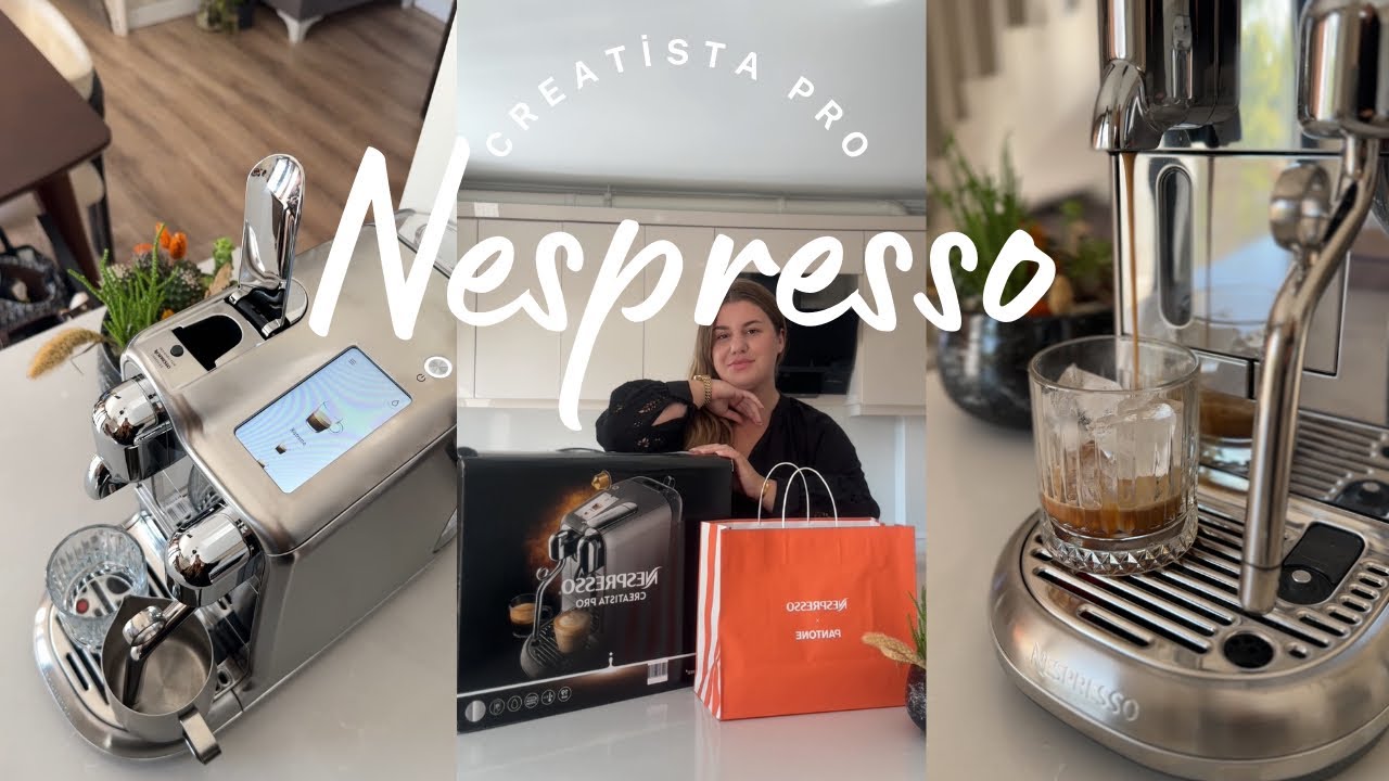 NESPRESSO CREATİSTA PRO | KAHVE MAKİNEMİZİ BİRLİKTE DENEYELİM | HANGİ KAHVE MAKİNESİ
