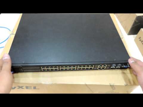 SYS2U.COM - แกะกล่อง ZyXEL GS2200-24P - 24-Port Gigabit PoE Managed Switch + 4 GbE