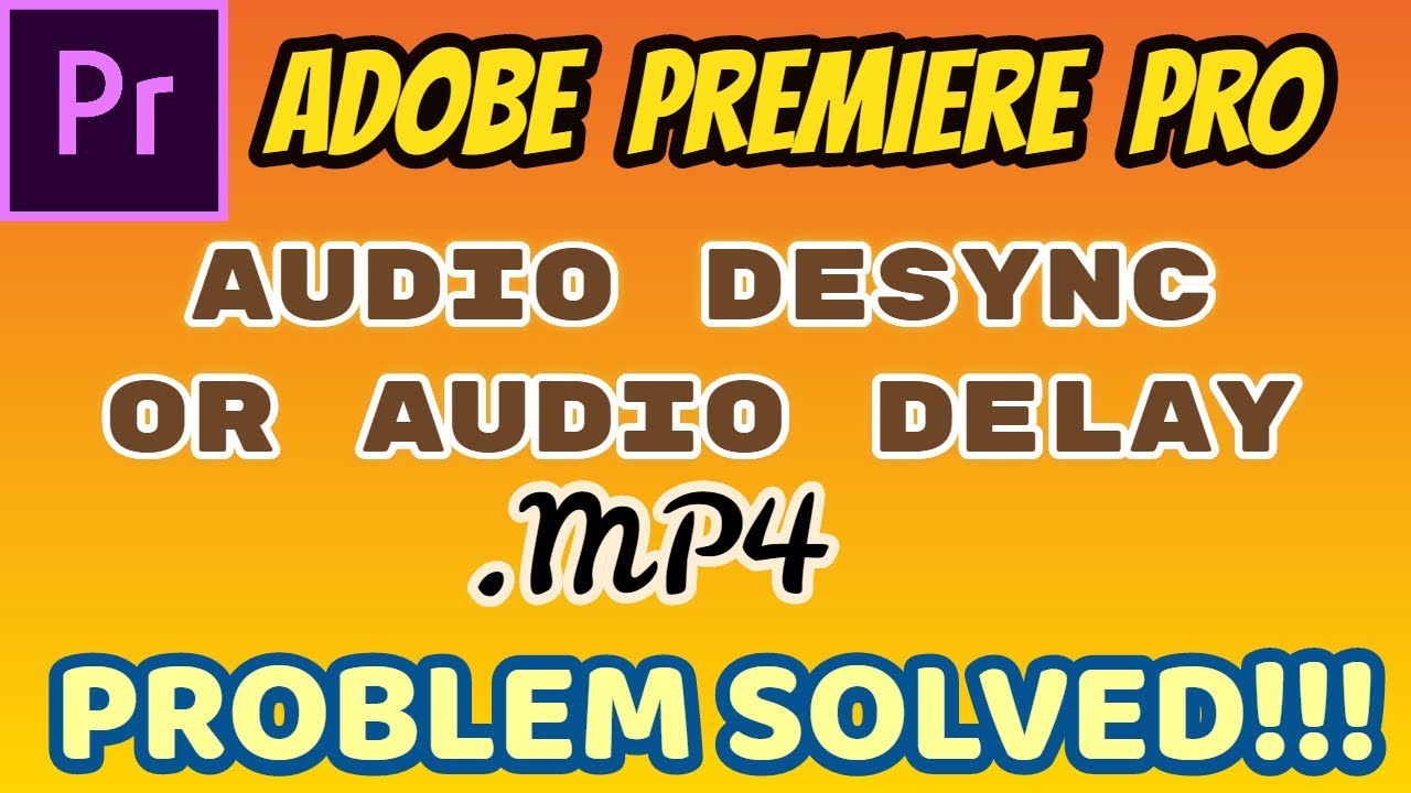 |HOW TO| FIX AUDIO DESYNC | ADOBE PREMIERE PRO 2018 | EASIEST METHOD!!