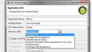 Android Tutor   5   Creating New Android Project In Eclipse
