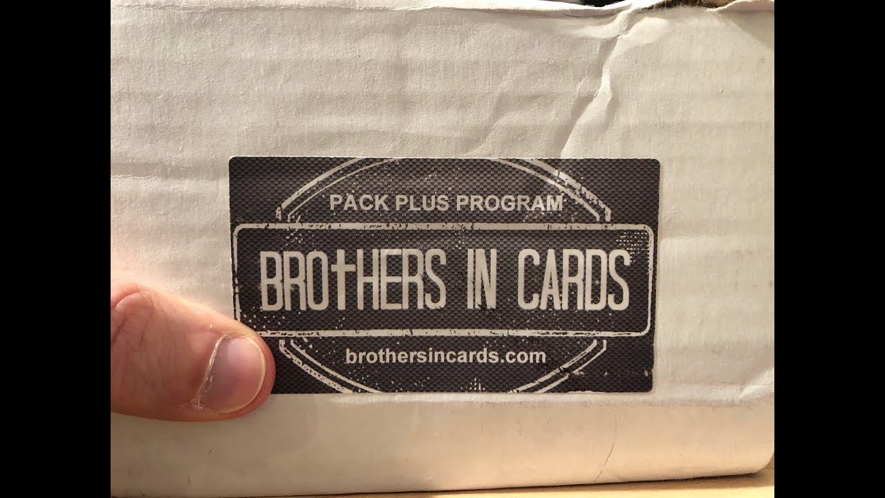 Brothers In Cards Gold Football Subscription Box! December