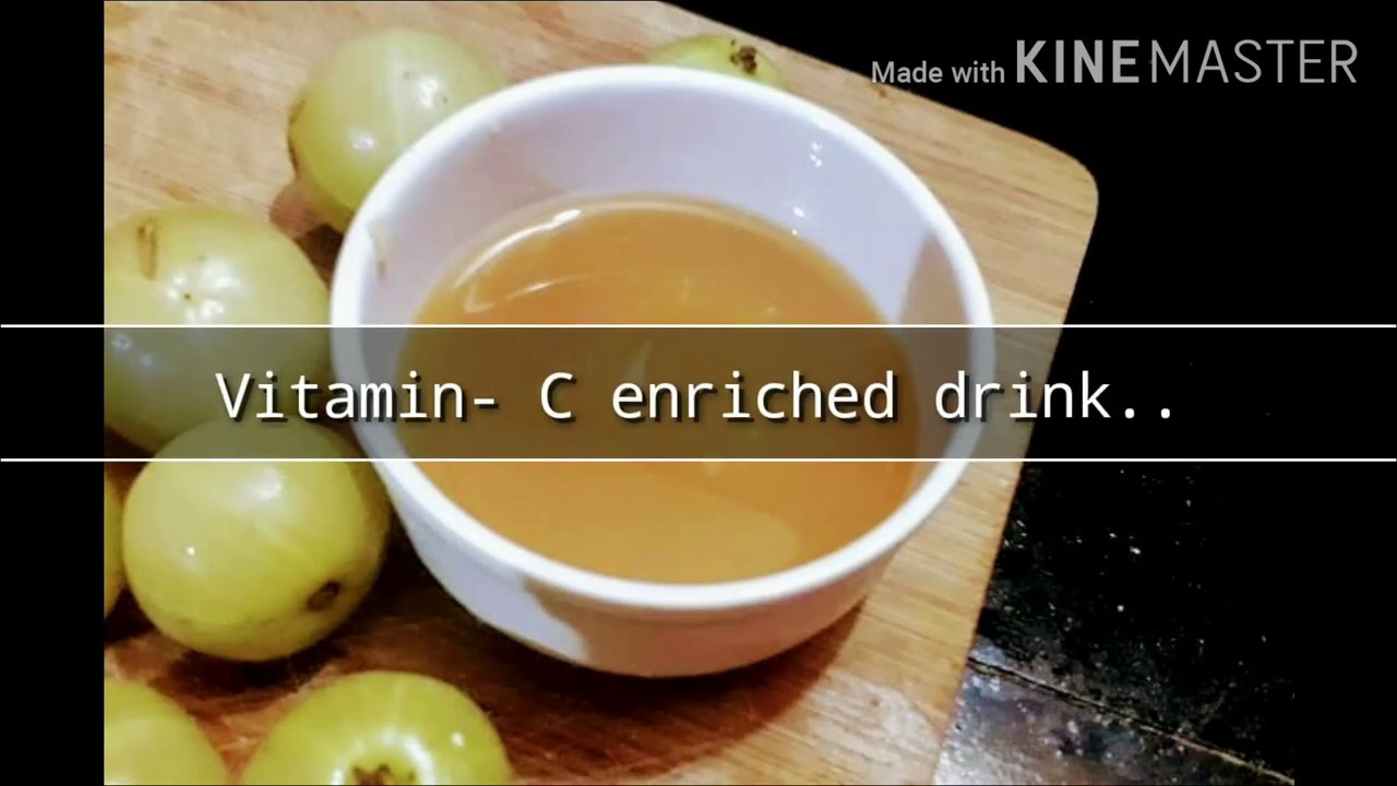 VitaminC enriched drink healthy drink Only two ingredients simple