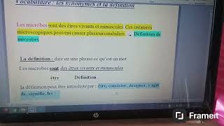 Les synonymes et la définition. 1am, vocabulaire, s01