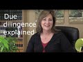 Due Diligence explained