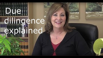 Due Diligence explained