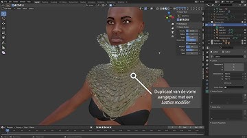 Glass Collar: Blender Tissue add-on experiment