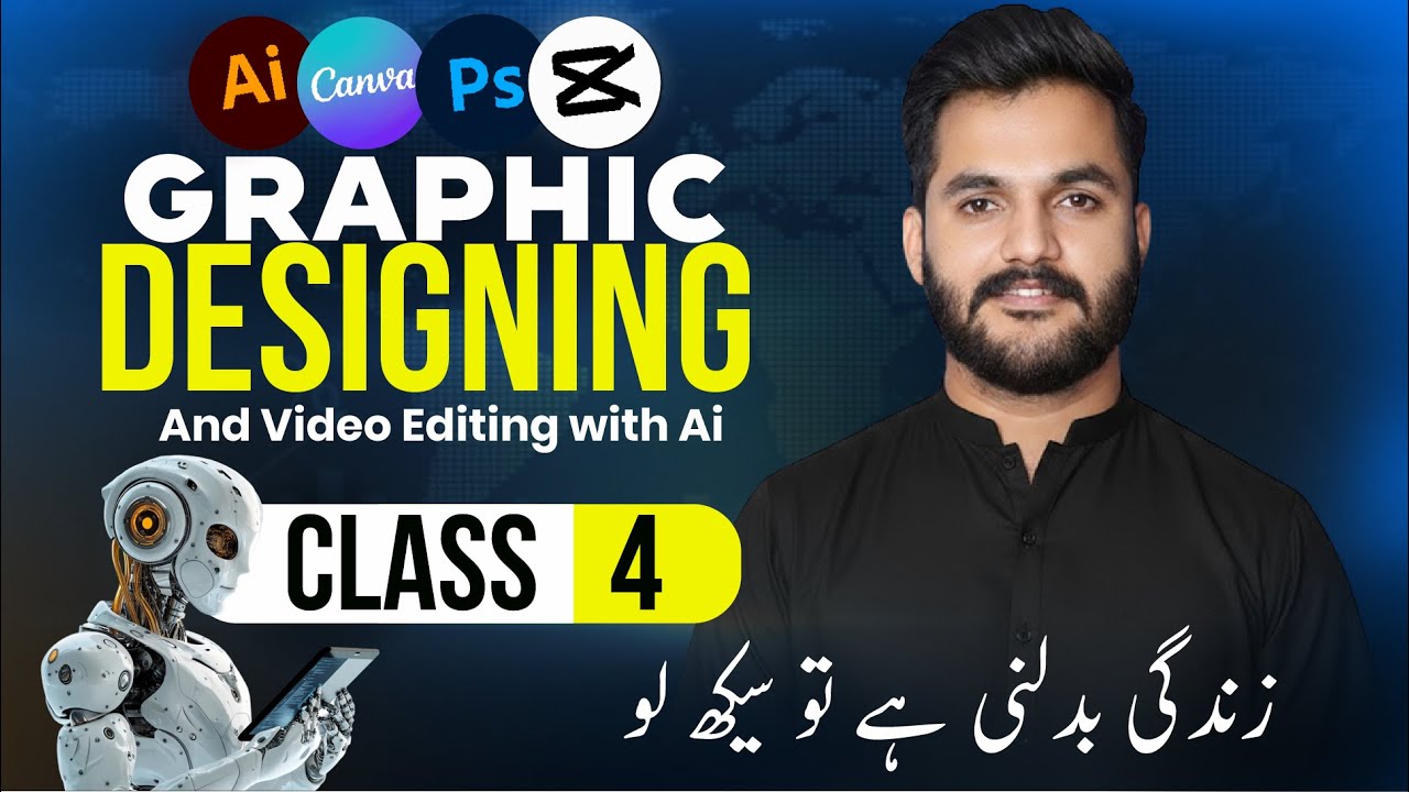 Graphic Desiging & Video Editing With Ai | Class 4 | Code Craft Studio