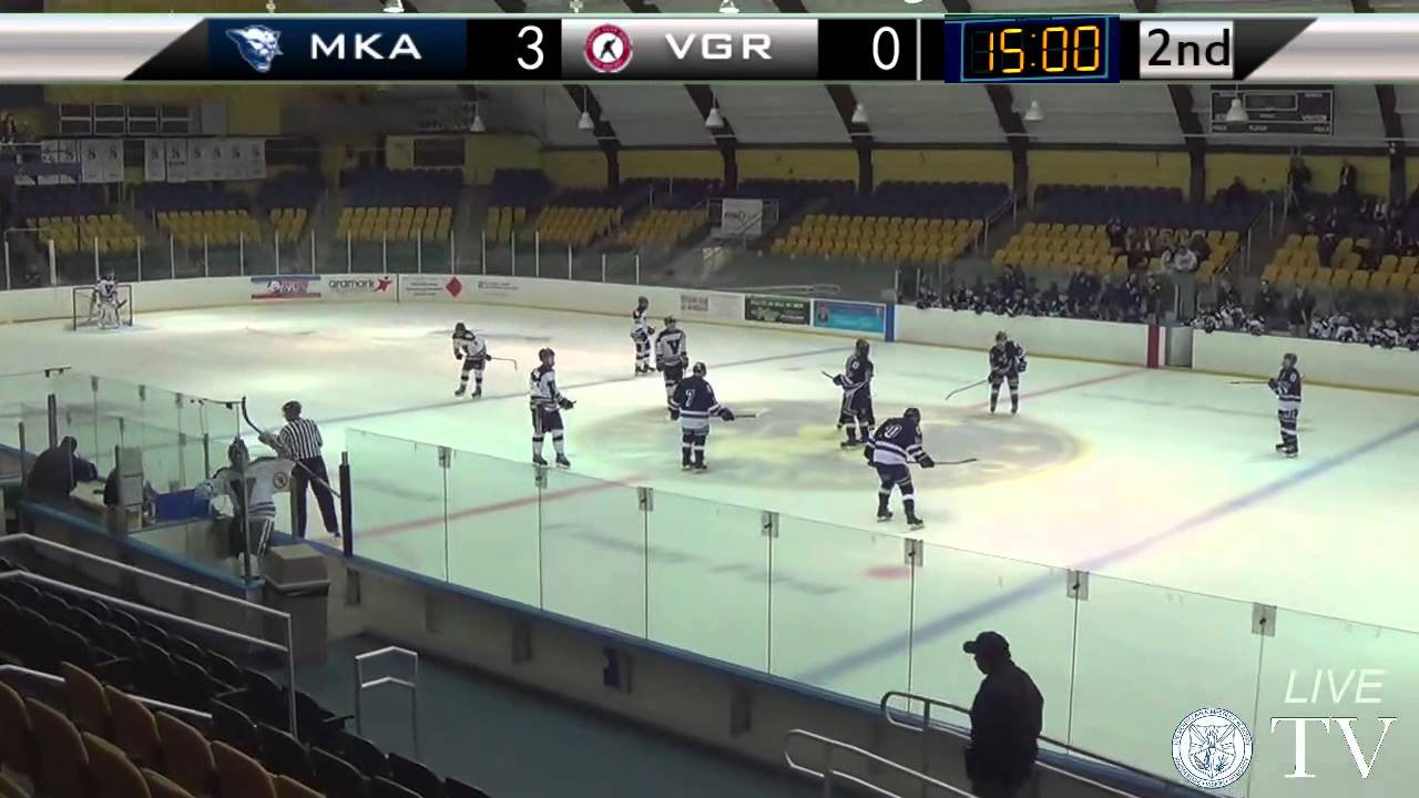 MKA at Verona Glen Ridge Ice Hockey 12/16/2015 YouTube