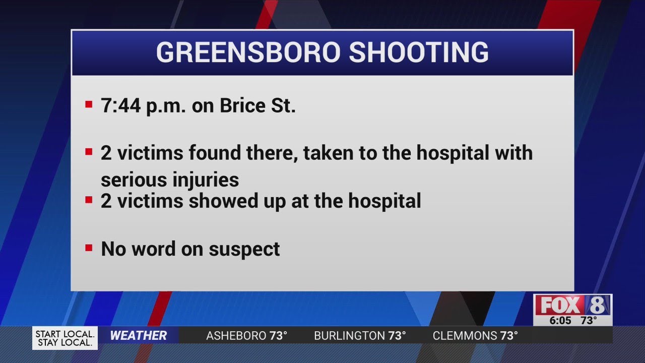 Police investigating 2 shootings in Greensboro overnight YouTube