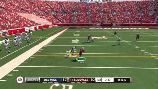 NCAA 14 ONLINE LOUISVILLE 335 STACK TEDDY BRIDGEWATER