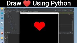 Impress Your Crush With Just 20 Lines of Code | Draw Heart Using Python ( Python Turtle)