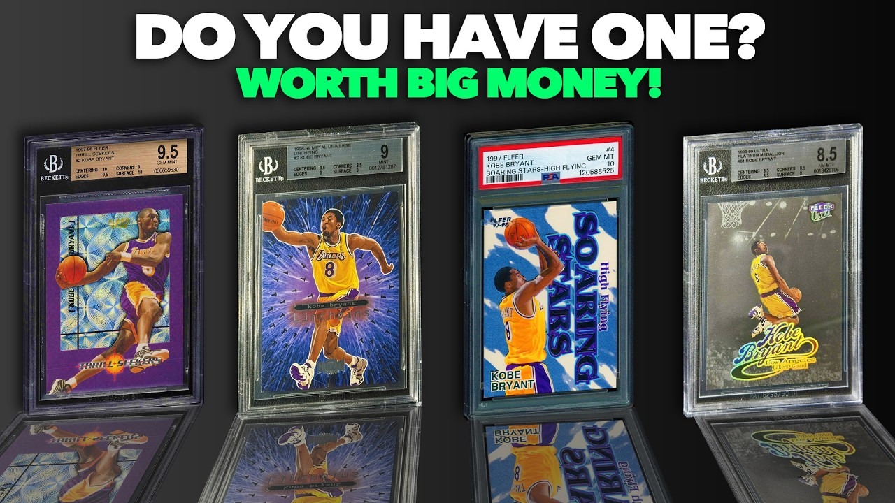 У вас есть такая? Баскетбольные карточки Коби Брайанта 1990-х годов стоят БОЛЬШИХ ДЕНЕГ!