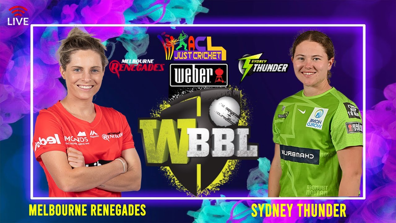 🔴Live Melbourne Renegades vs Sydney Thunder | MRW vs STW | Women's Big Bash League 2021