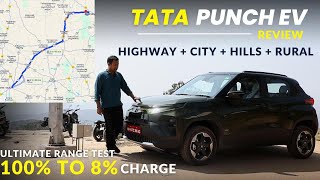 Range Test: Tata Punch EV | Ultimate 100% to 8% Charge | Kitna Deti Hai?