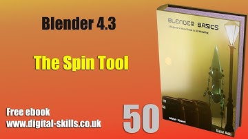Blender for Beginners(Video 50): The Spin Tool