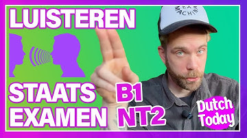 Staatsexamen B1 NT2 // NEDERLANDSE LES // DUTCH LESSON
