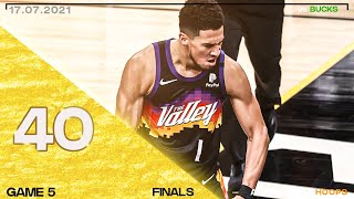 Devin Booker Full Highlights vs Bucks G5 NBA Finals ● 40 POINTS! ● 17.07.2021 ● 60FPS