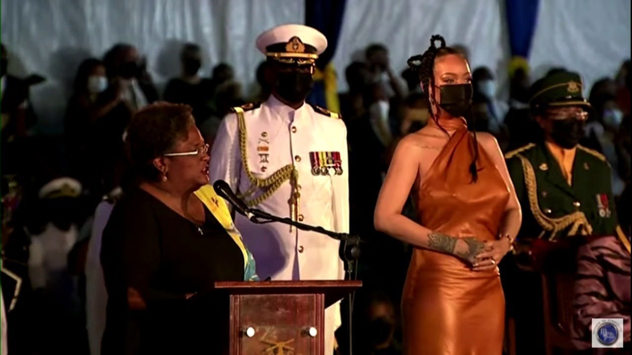 Rihanna honoured as Barbados becomes world's newest republic