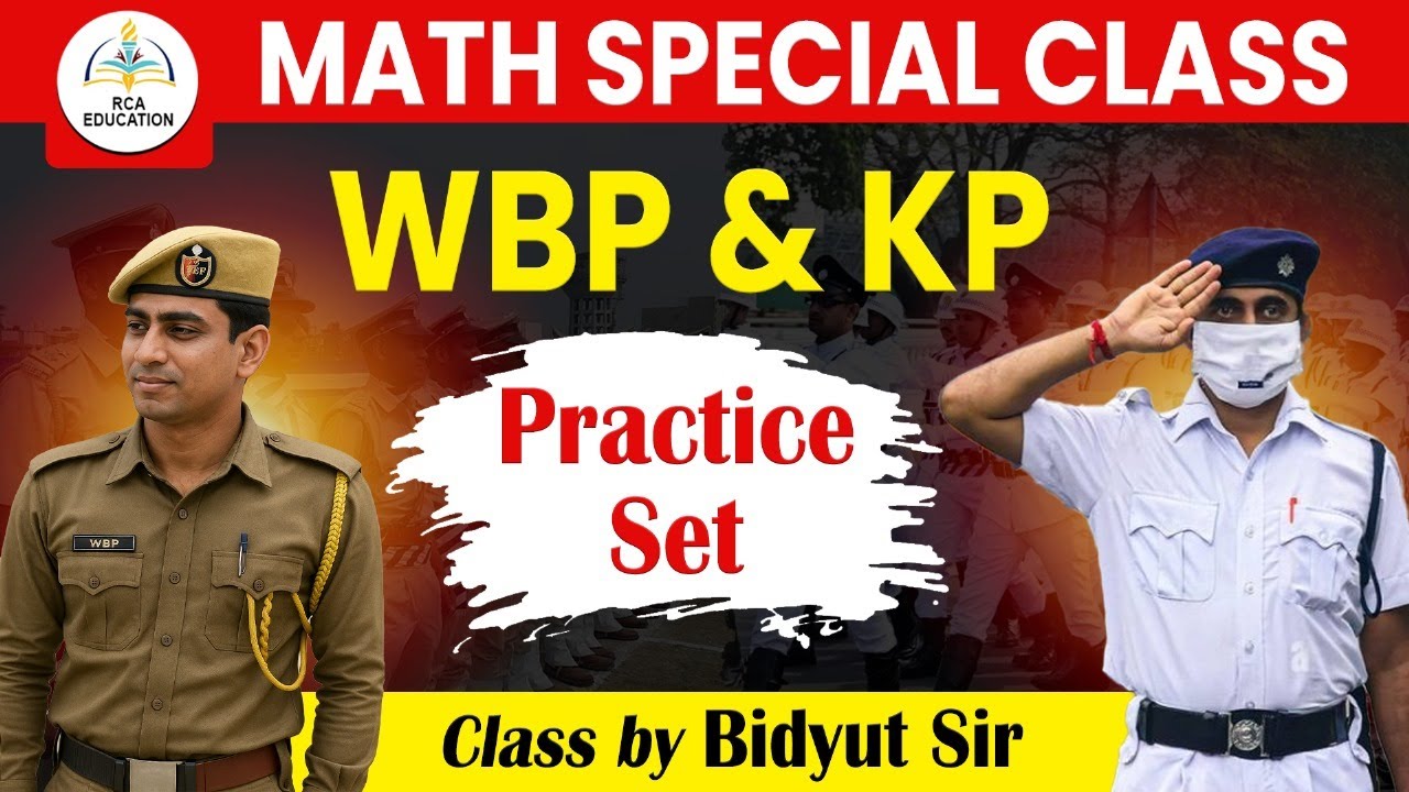 WBP / KP SPECIAL MATH PRACTICE SET // RCA EDUCATION