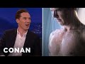 Benedict cumberbatch on his steamy cut star trek scene  conan on tbs