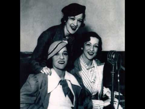 The Boswell Sisters - I cant write the words (1931)