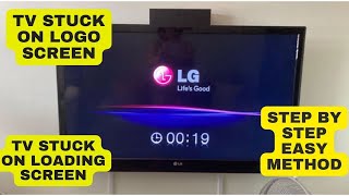 How to Fix Smart TV Stuck on Logo Screen  Samsung, Sony, LG TVs | 100% worked | Proven Methods