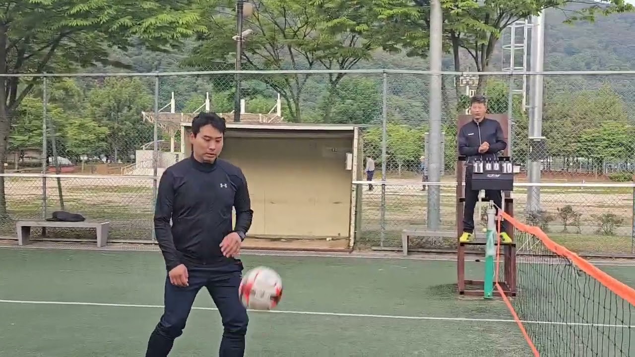 의령족구회 아침 운동!