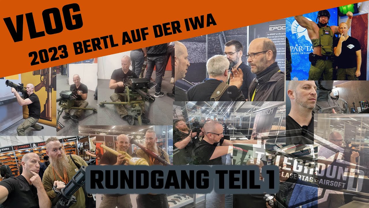 Bertl auf der IWA 2023 der Vlog Rundgang Teil 1