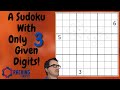 A Sudoku With Only 3 Given Digits?!