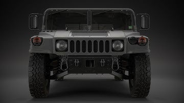 Humvee (HMMWV) 3D Model