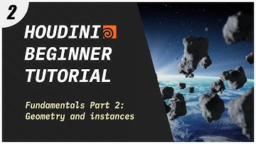 Houdini Beginner Tutorial - Geometry & instances - Fundamentals Part 2