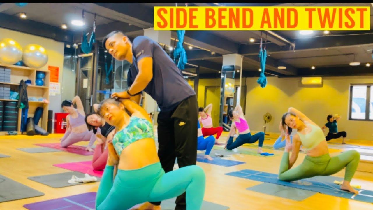 Side bend and Twist || Yoga Vietnam 🇻🇳 || Full One Hour Sequence || Yoga 🧘‍♂️🧘‍♀️