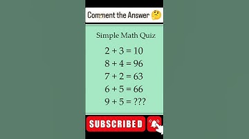 Math Quiz || Genius Mind Can Solve This #quiz #maths