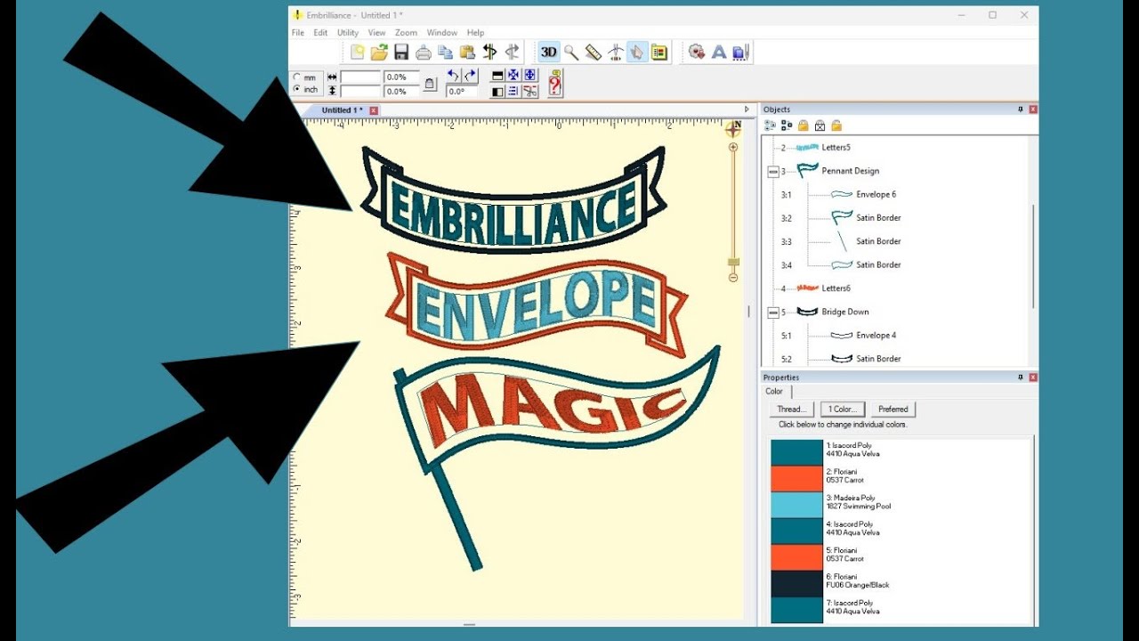 Embrilliance Embroidery Envelope MAGIC It's FREE with Embrilliance