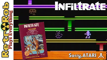 Sorry, Atari #27: Infiltrate -- A passible yet not fabulous early platformer for the Atari VCS
